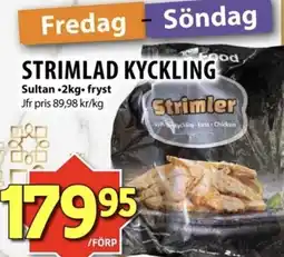 Matvärlden Tensta SULTAN Strimlad kyckling erbjuda