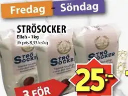Matvärlden Tensta ELLA'S Strösocker erbjuda