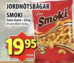 Matvärlden Tensta SMOKI Jordnötsbågar erbjuda