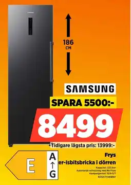 Power Samsung Frys er-isbitsbricka i dörren erbjuda