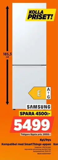 Power Samsung Kyl/frys Kompatibel med SmartThings-appen erbjuda
