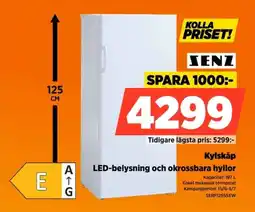 Power Senz Kylskåp LED-belysning och okrossbara hyllor erbjuda