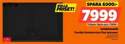 Power Induktionshäll Flexibla flexInduction Plus-kokzoner erbjuda