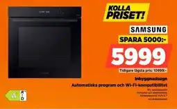 Power Samsung Inbyggnadsugn Automatiska program och Wi-Fi-kompatibilitet erbjuda
