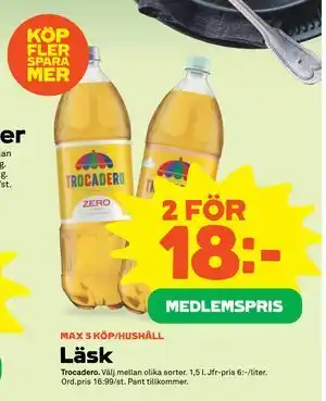 Stora Coop Läsk, Medlemspris erbjuda