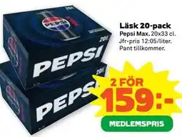 Stora Coop Läsk 20-pack, Medlemspris erbjuda