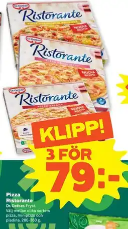 Stora Coop Pizza Ristorante erbjuda