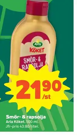 Stora Coop Smör- & rapsolja erbjuda