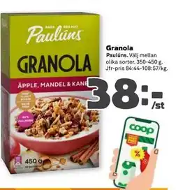 Stora Coop Granola erbjuda
