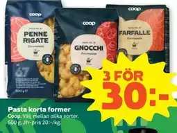 Stora Coop Pasta korta former erbjuda