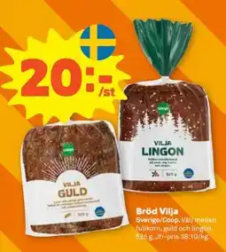 Stora Coop Bröd Vilja erbjuda
