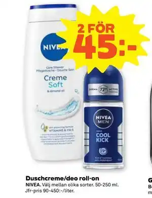 Stora Coop Duschcreme/deo roll-on erbjuda