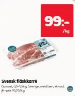 Hemköp Svensk fläskkarré erbjuda