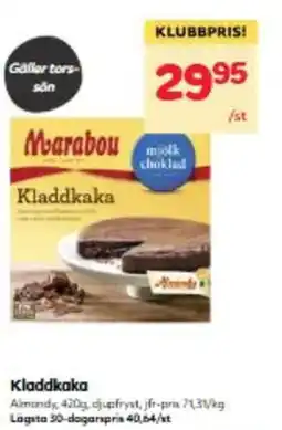 Hemköp Kladdkaka erbjuda