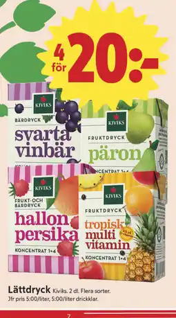 ICA Nära Lättdryck erbjuda