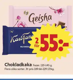 ICA Nära Chokladkaka Fazer. erbjuda