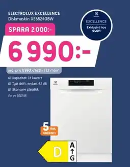 Elon Electrolux Excellence Diskmaskin erbjuda