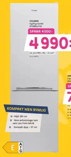 Elon Cylinda Kyl/frys-kombi erbjuda