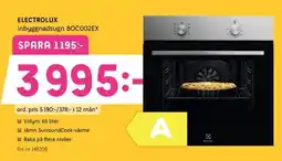 Elon Electrolux Inbyggnadsugn erbjuda