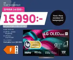 Elon Lg TV 65" erbjuda