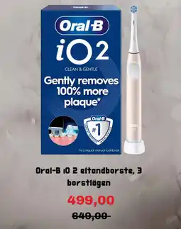 Clas Ohlson Oral-B iO borstlägen 2 eltandborste, 3 erbjuda
