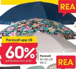 Rusta Parasoll erbjuda