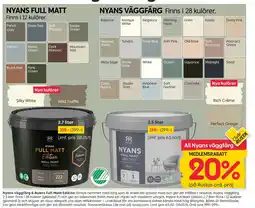 Rusta All Nyans väggfärg erbjuda
