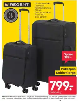 Rusta Resväska Air erbjuda