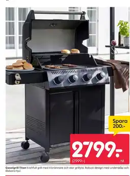 Rusta Gasolgrill Titan erbjuda