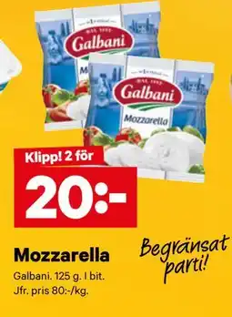 City Gross Mozzarella erbjuda