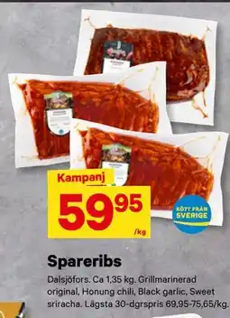 City Gross Spareribs erbjuda