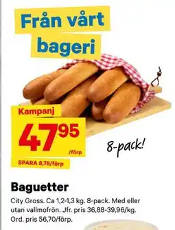 City Gross Baguetter erbjuda