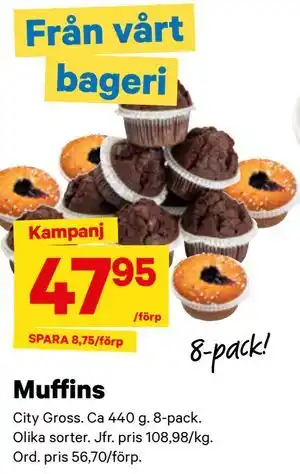 City Gross Muffins erbjuda