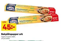City Gross Bakplåtspapper ark erbjuda