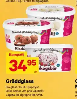 City Gross Gräddglass erbjuda