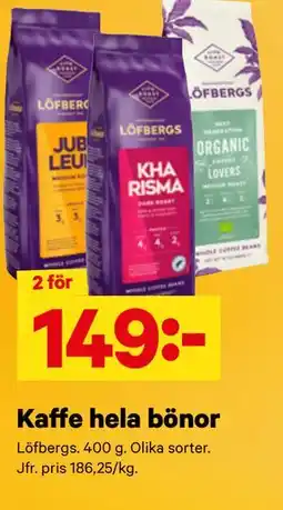 City Gross Kaffe hela bönor erbjuda