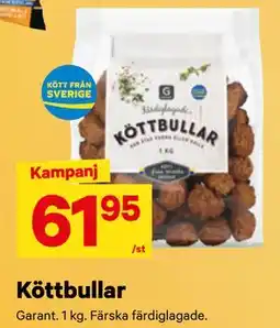 City Gross Köttbullar erbjuda
