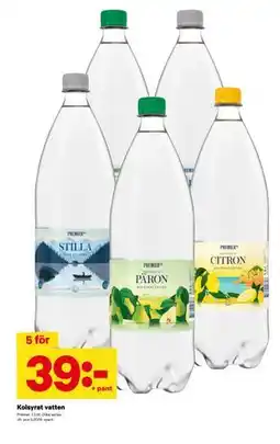 City Gross Kolsyrat vatten erbjuda