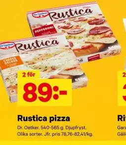 City Gross Rustica pizza erbjuda