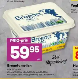 City Gross Bregott mellan, Pris i appen erbjuda