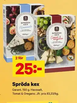 City Gross Spröda kex erbjuda