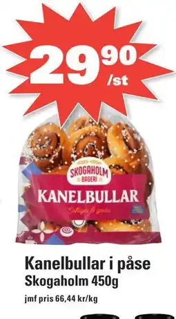 Nära dej Kanelbullar i påse erbjuda