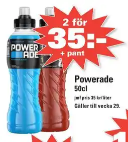 Nära dej Powerade erbjuda