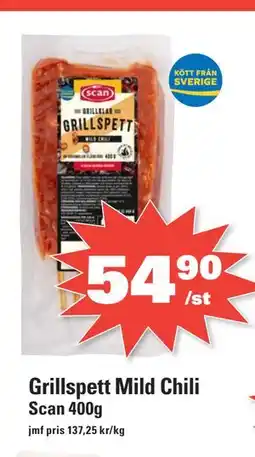 Nära dej Grillspett Mild Chili erbjuda
