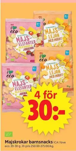 ICA Supermarket ICA Majskrokar barnsnacks erbjuda