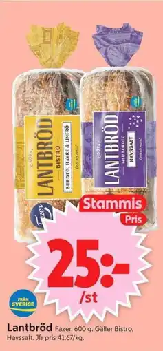 ICA Supermarket Fazer Lantbröd erbjuda