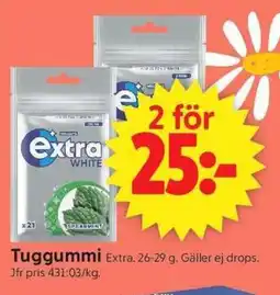 ICA Supermarket Extra Tuggummi erbjuda