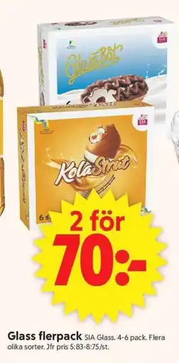ICA Supermarket SIA Glass flerpack erbjuda
