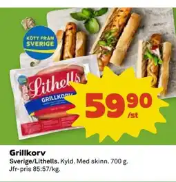 Coop Lithells Grillkorv erbjuda