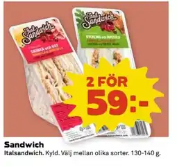 Coop Sandwich erbjuda